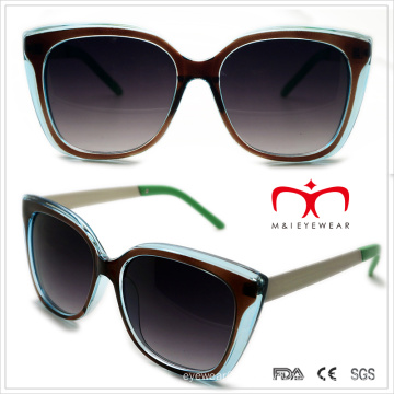 Ladies Double Color Sunglasses with Metal Temple (WSP508293)